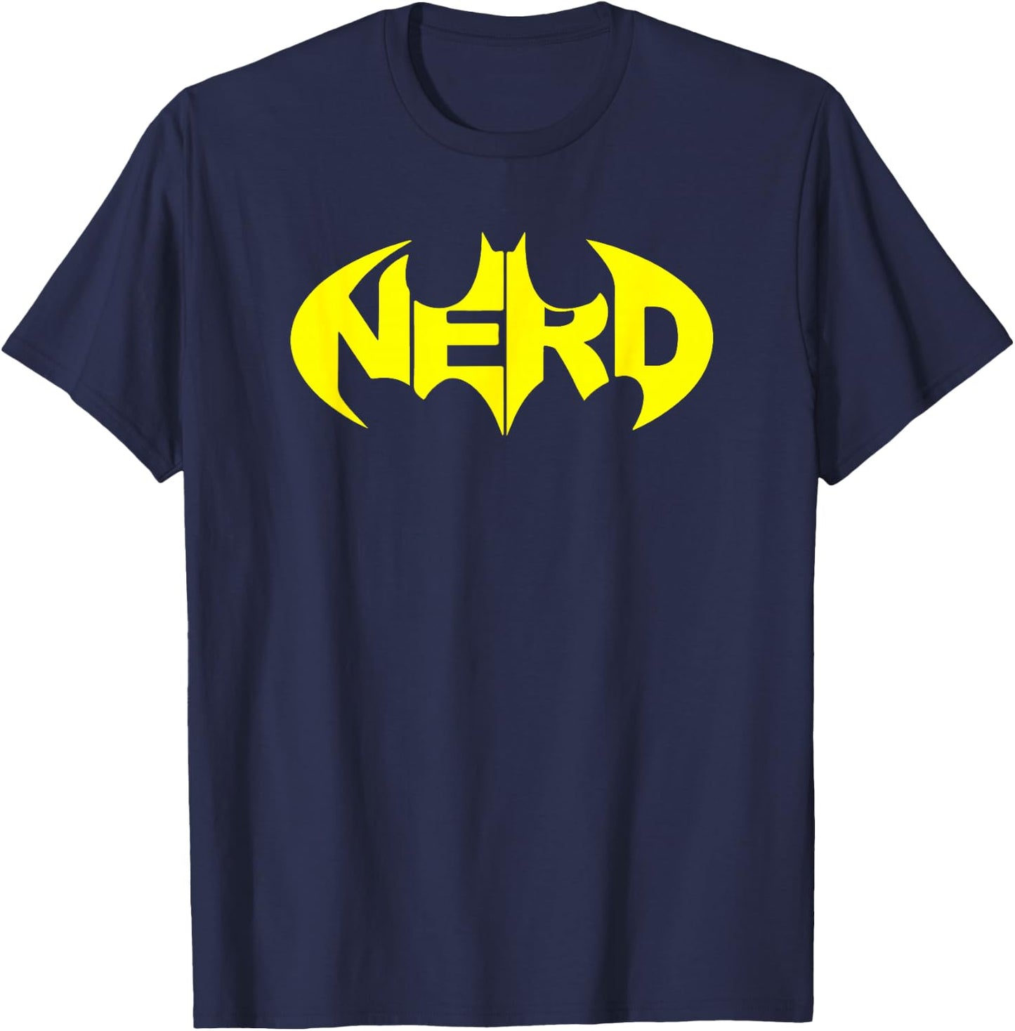 Funny Superhero Geek Nerd Shirt - Cartoon Comic Book T-Shirt - T-Shirt | Navy