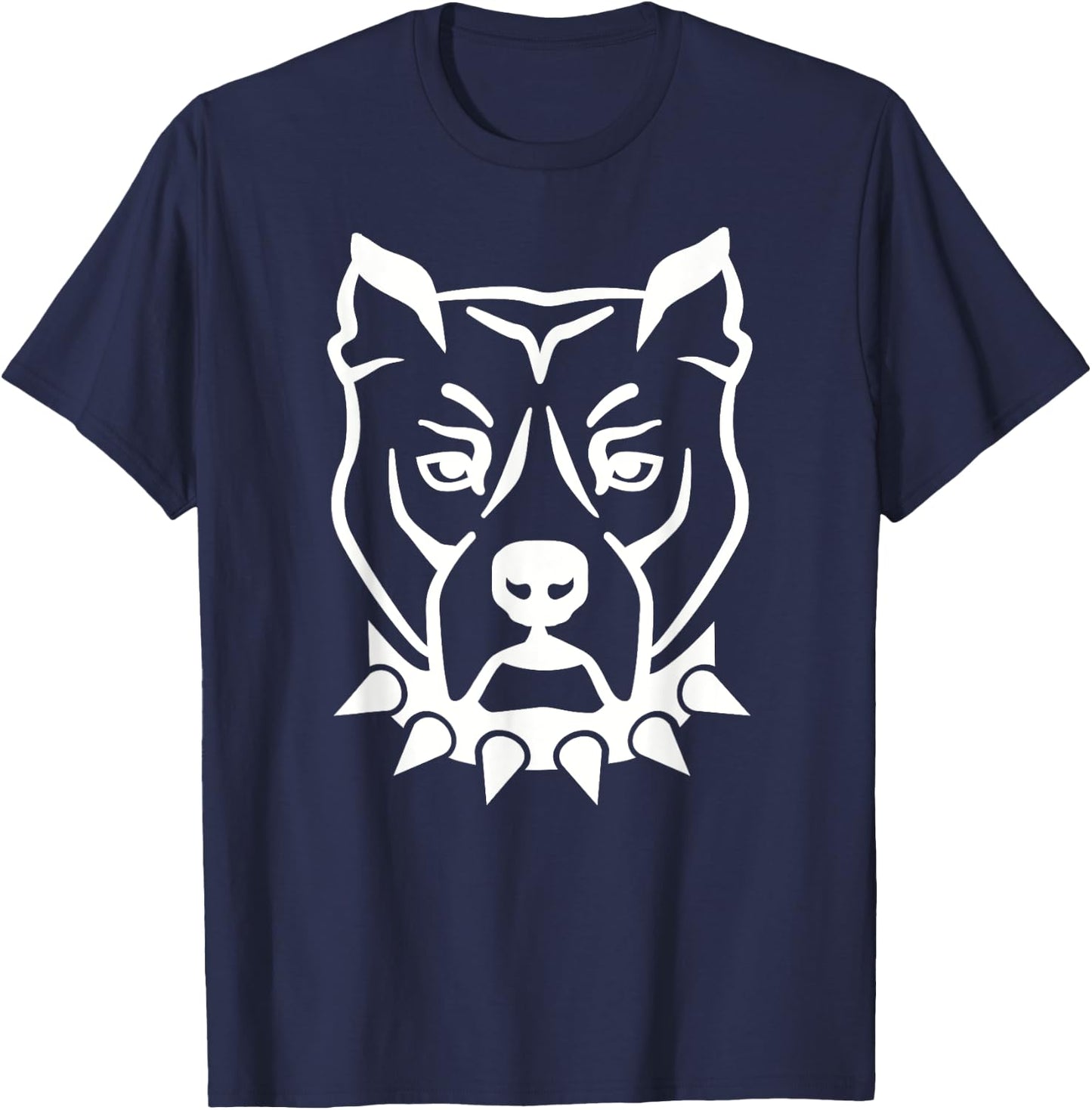 Pitbull face T-Shirt - T-Shirt | Navy