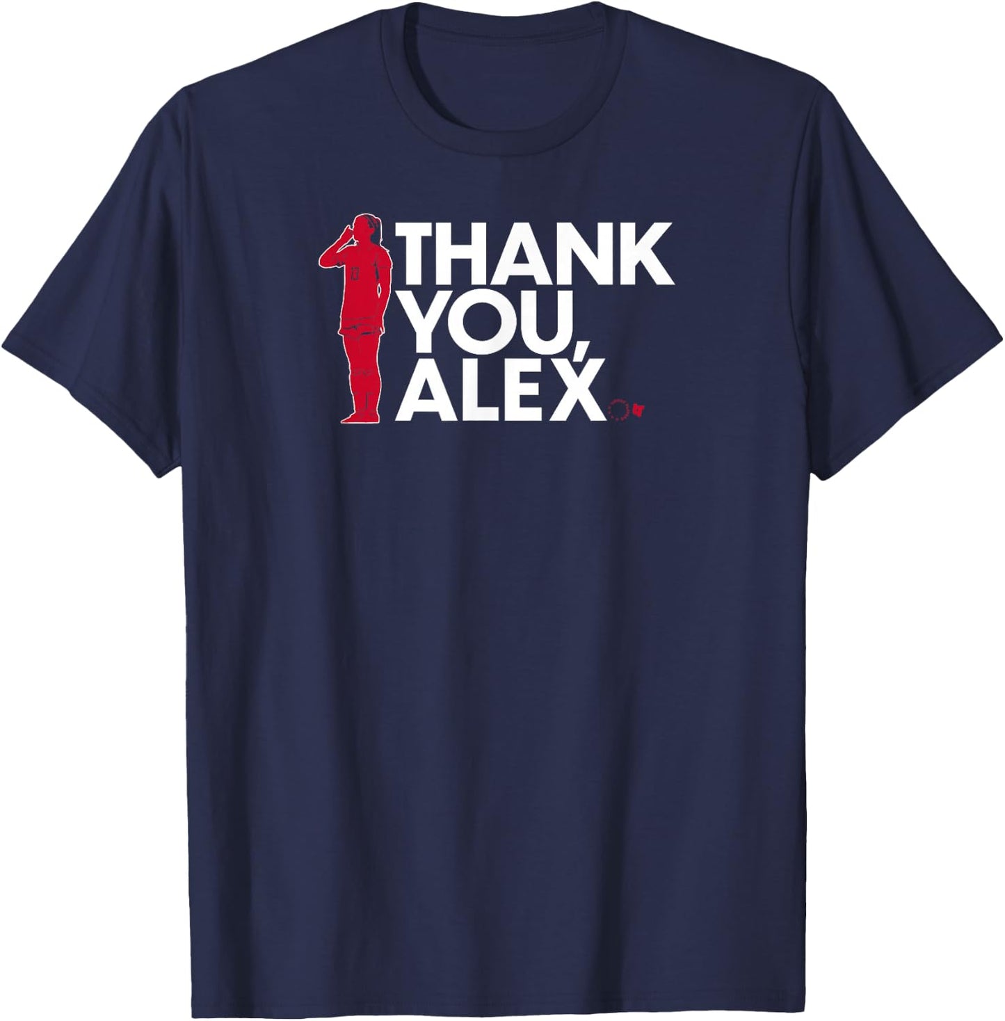 Alex Morgan - Thank You, Alex - United States Women's Soccer T-Shirt - T-Shirt | Navy