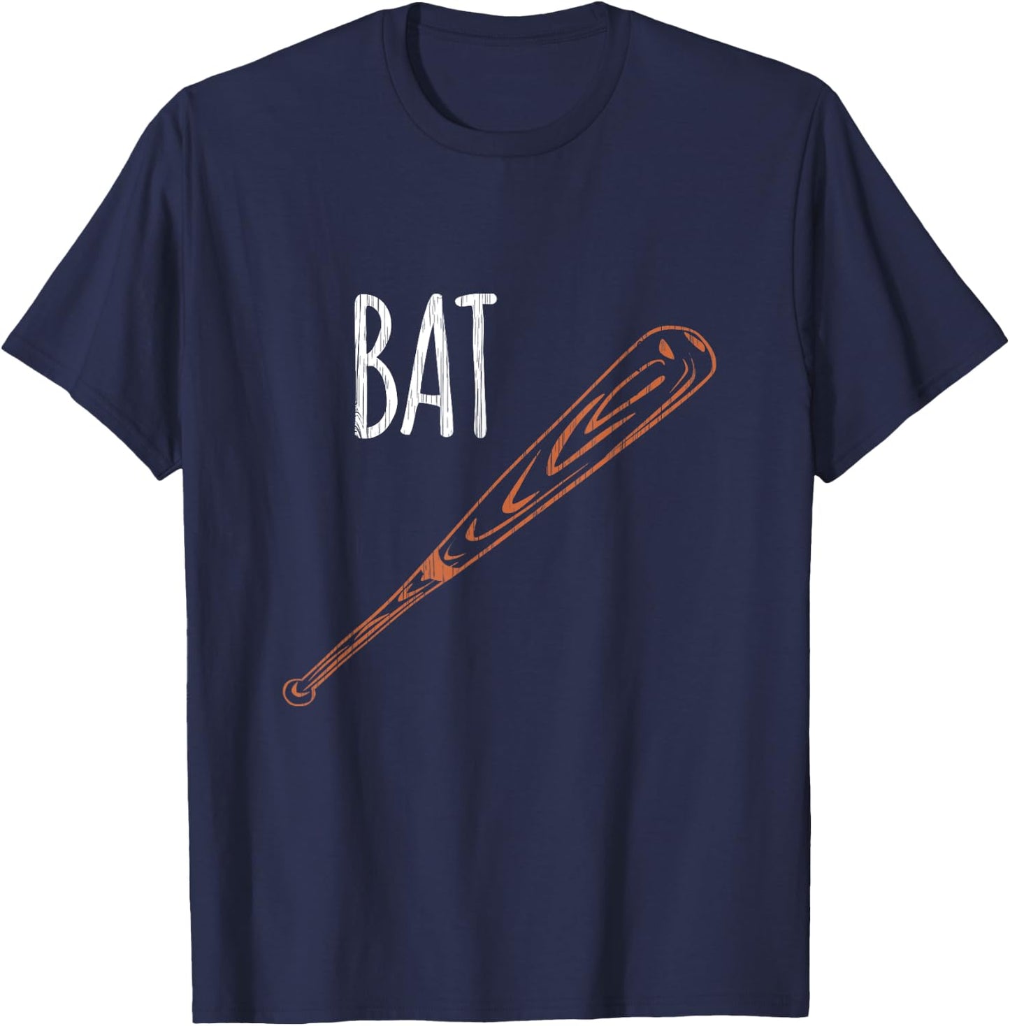 Halloween Couple Costume Shirt Baseball Bat T-Shirt - T-Shirt | Navy
