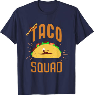 Taco Squad - Funny Taco T Shirt T-Shirt - T-Shirt | Navy