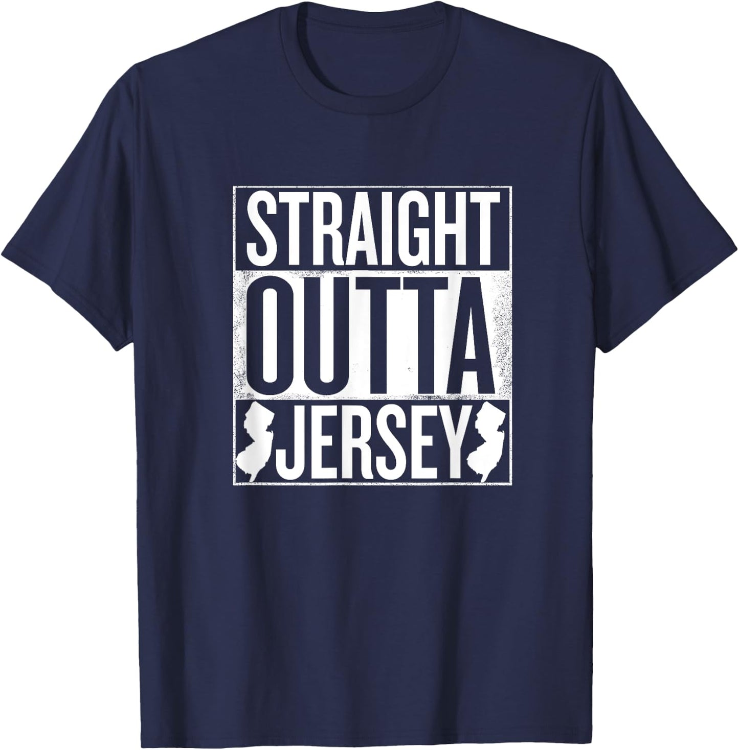 Straight Outta Jersey Shirt T-Shirt - T-Shirt | Navy