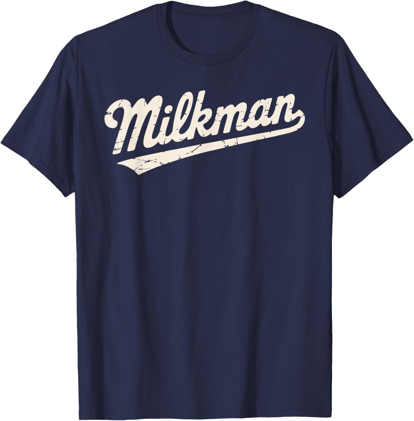 Best Milkman Costume Boys Dad Milk Man Milkman T-Shirt - T-Shirt | Navy