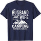 Husband And Wife Camping Partner For Life T-Shirt - T-Shirt | Navy