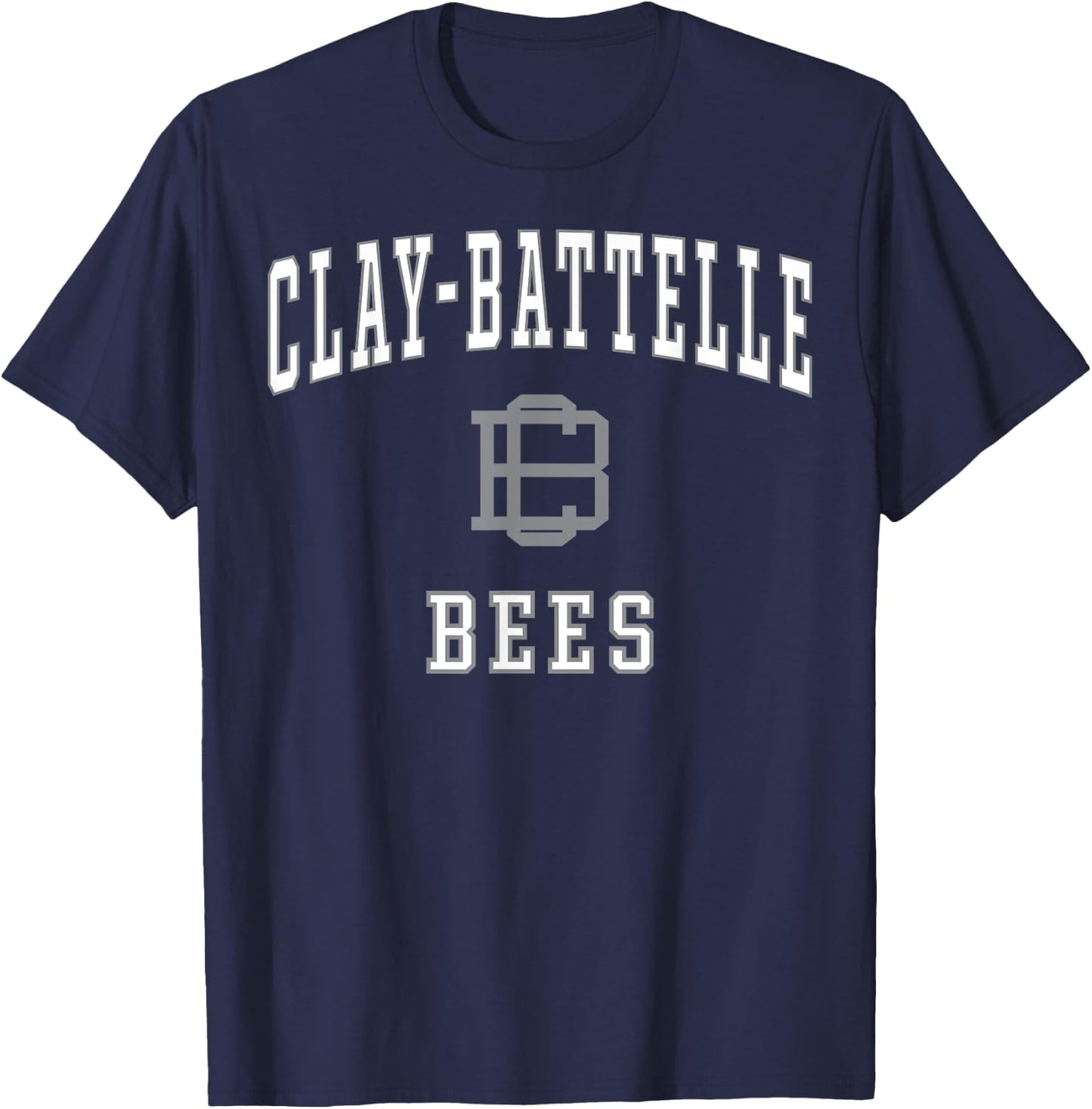 Clay-Battelle High School Bees C1 T-Shirt - T-Shirt | Navy