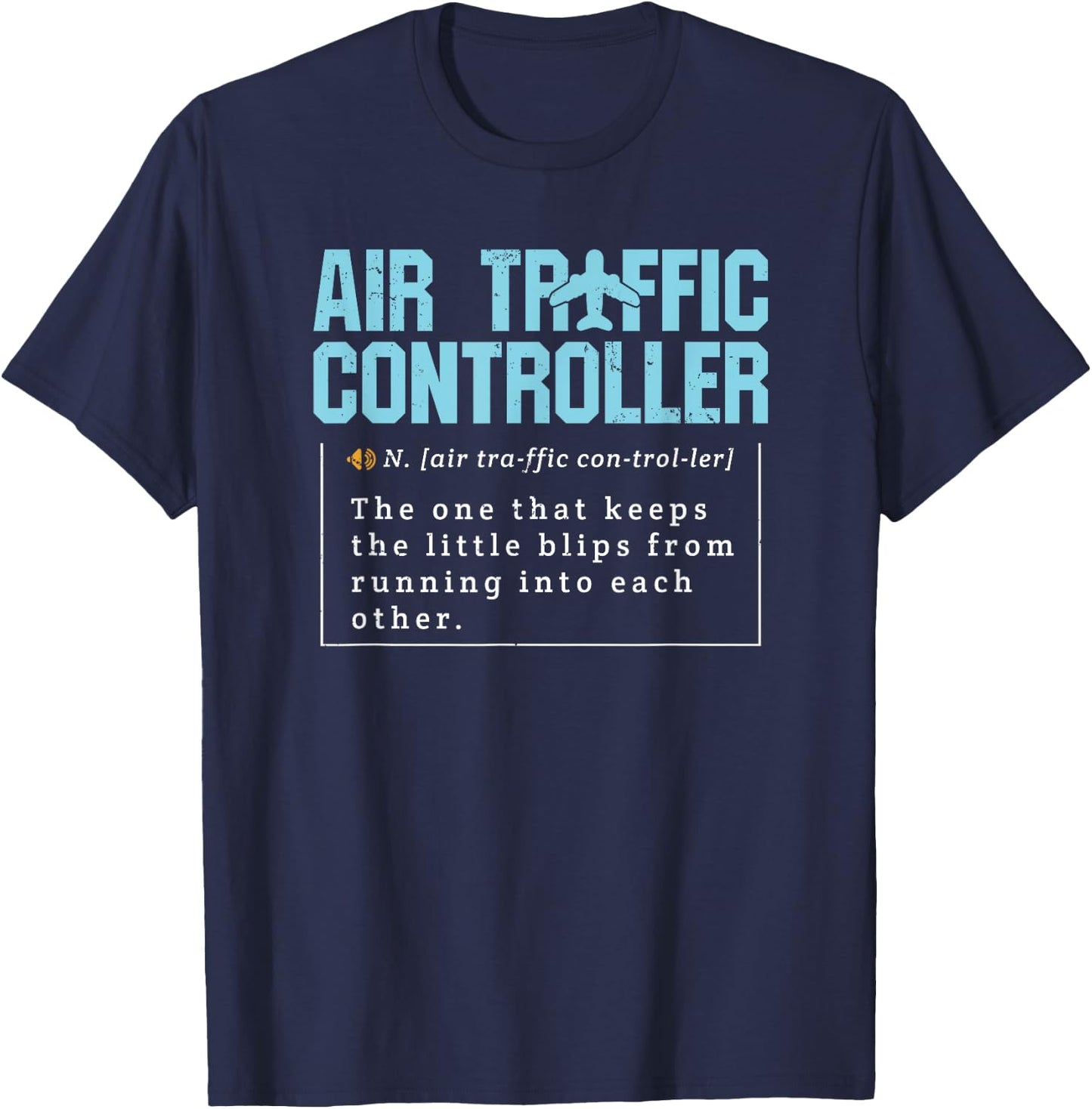 Funny Air Traffic Controller - Definition T-Shirt - T-Shirt | Navy