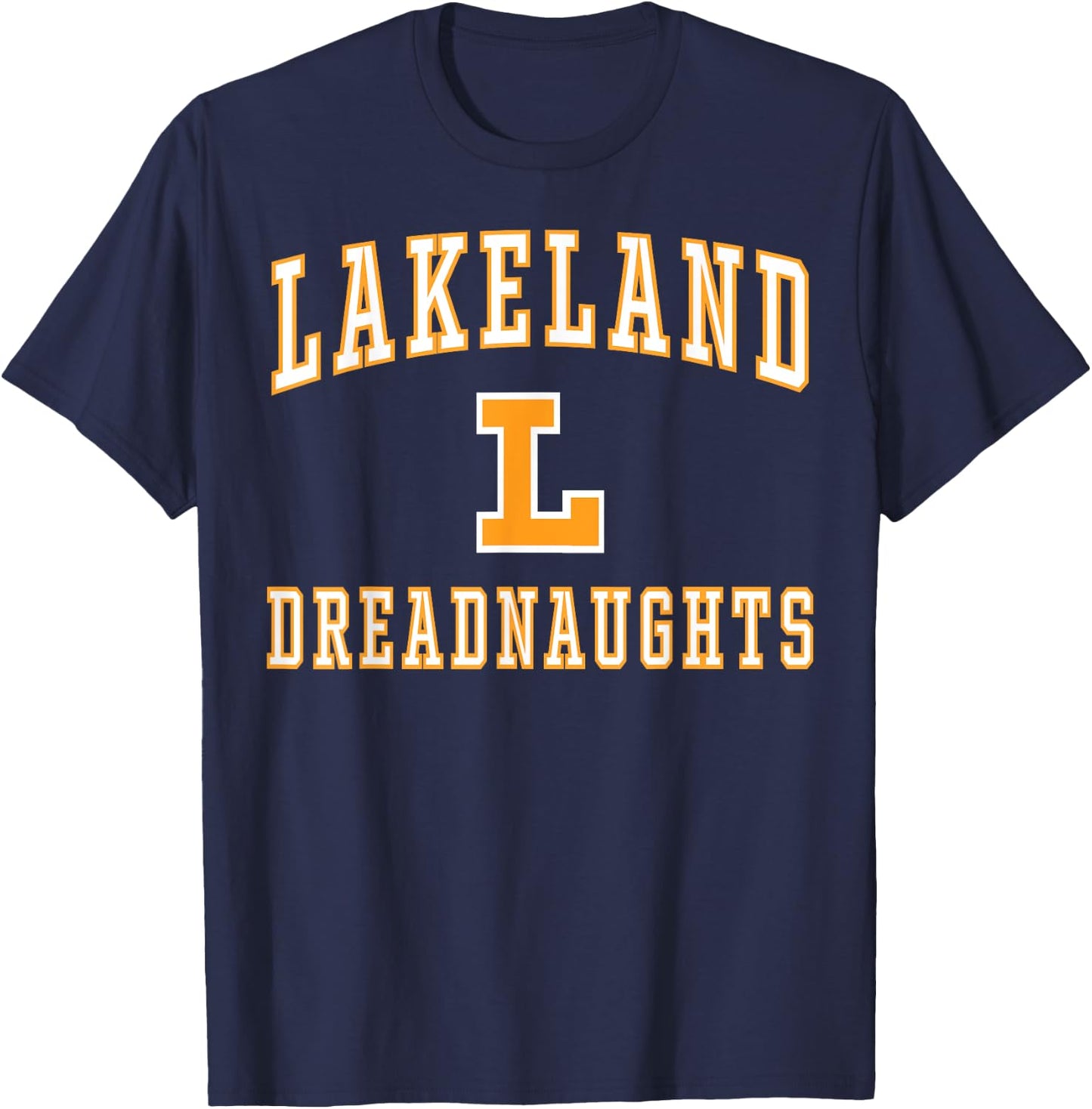 Lakeland High School Dreadnaughts C1 T-Shirt - T-Shirt | Navy