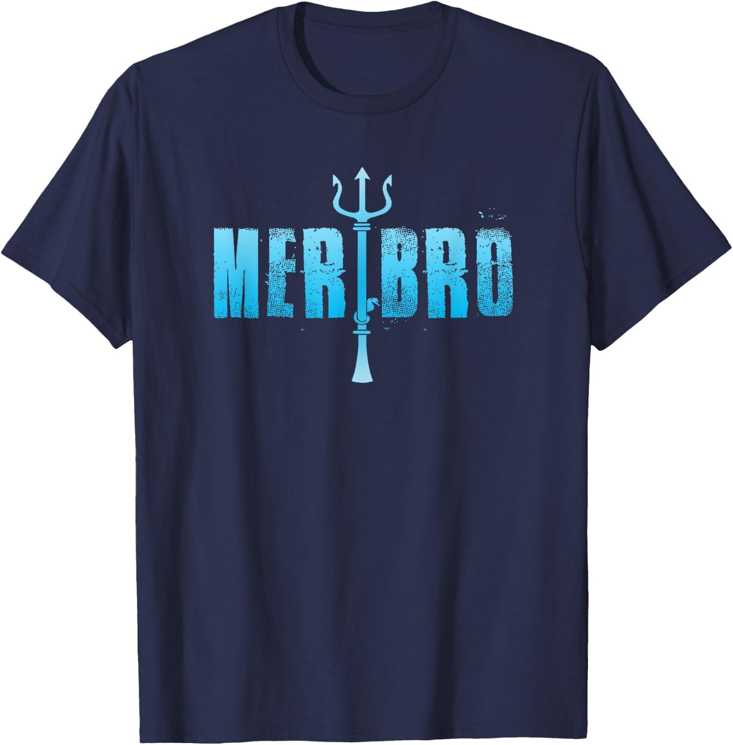 Merbro Brother of a Mermaid Funny Gift Kids T-Shirt - T-Shirt | Navy