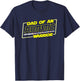 Father's Day Autism Warrior Awareness Dad T Shirt T-Shirt - T-Shirt | Navy