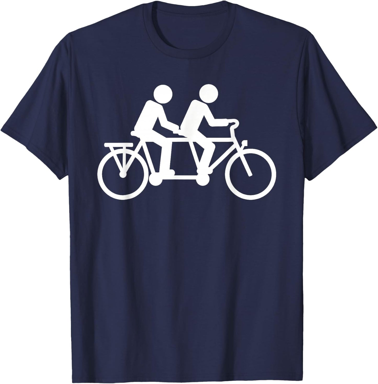 Tandem bike T-Shirt - T-Shirt | Navy