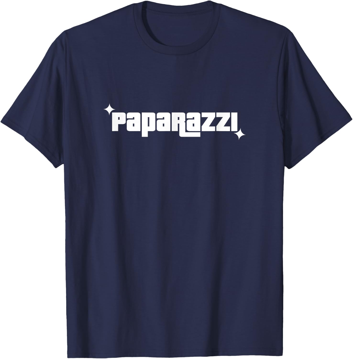 Paparazzi | Funny Photographer Camera Photo Humor T-Shirt - T-Shirt | Navy