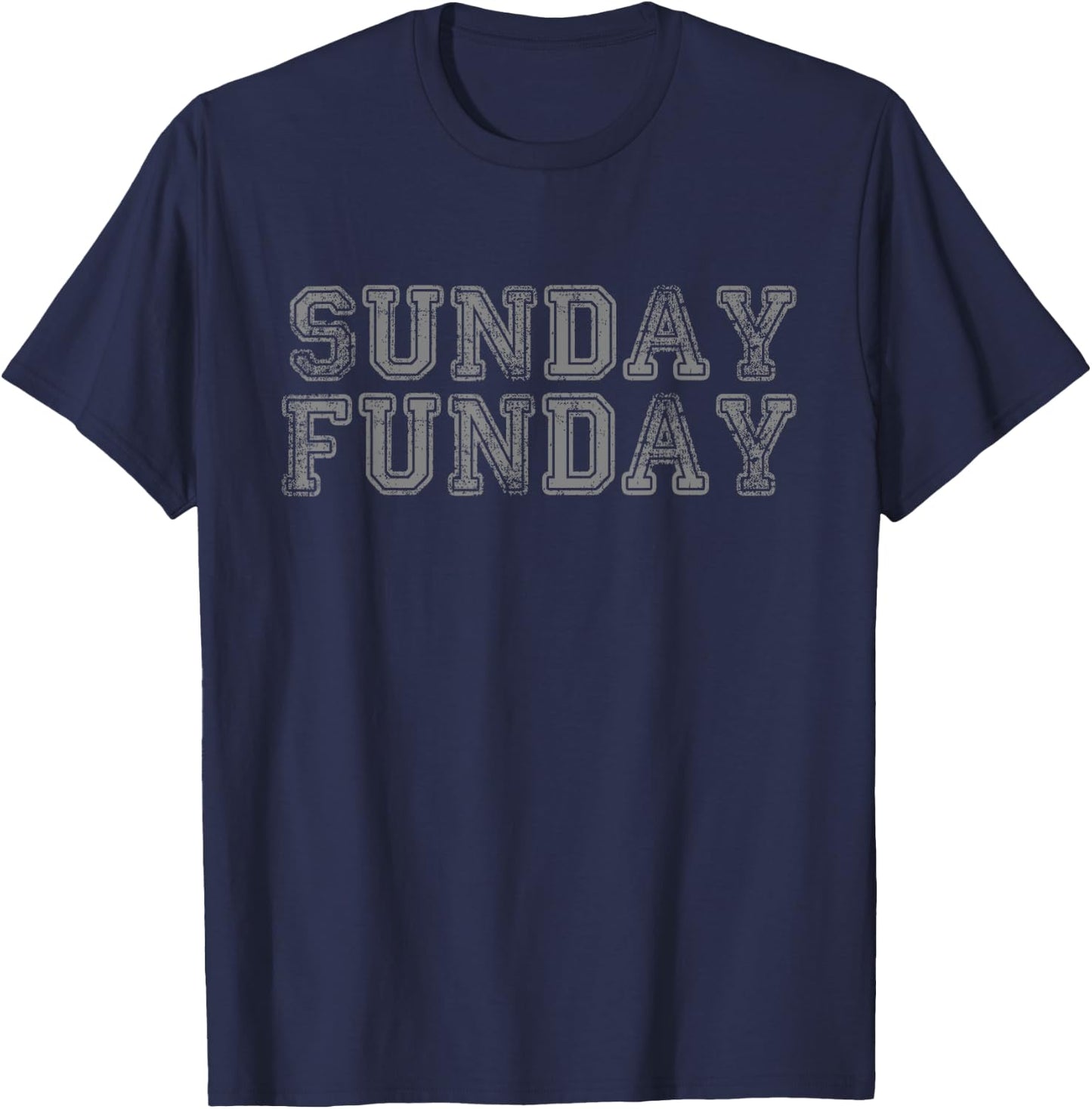 Sunday Funday Funny Party T Shirt T-Shirt - T-Shirt | Navy