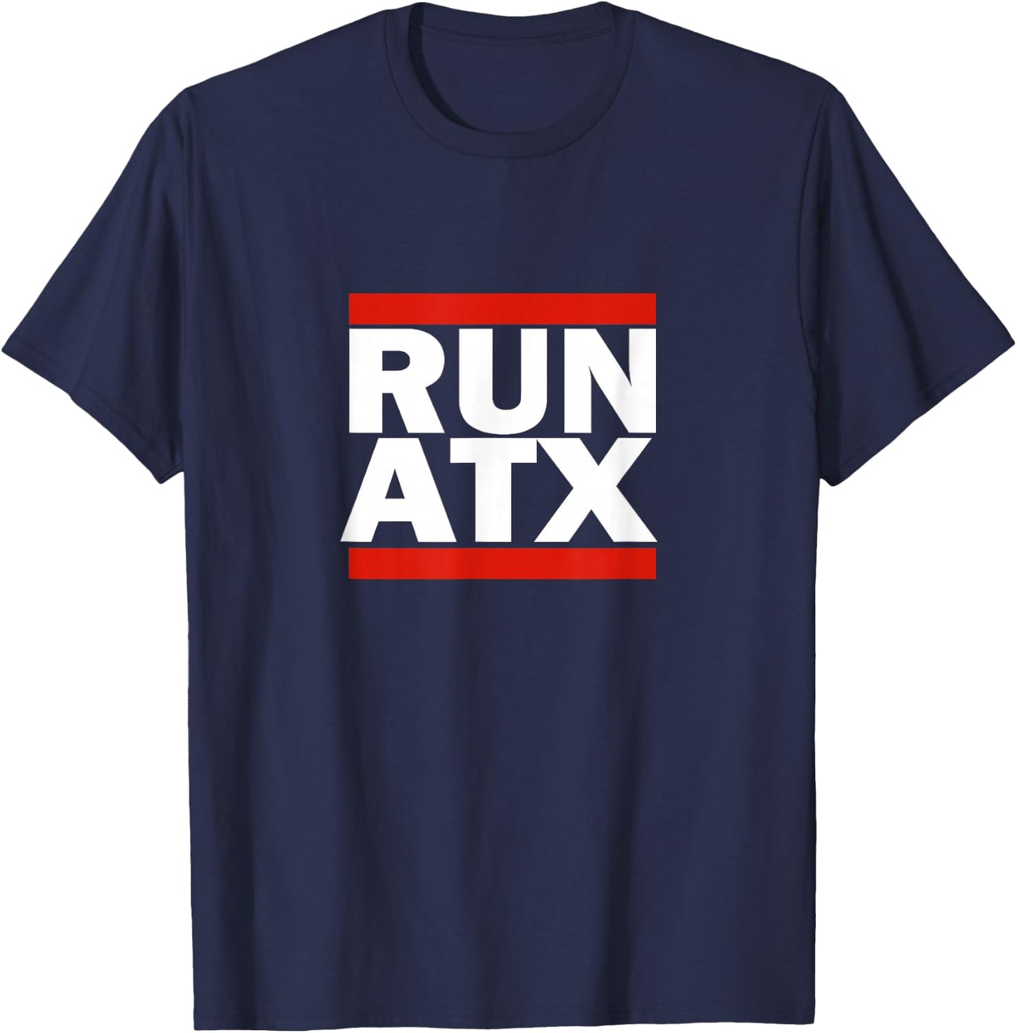 Run ATX Austin Texas Shirt T-Shirt - T-Shirt | Navy