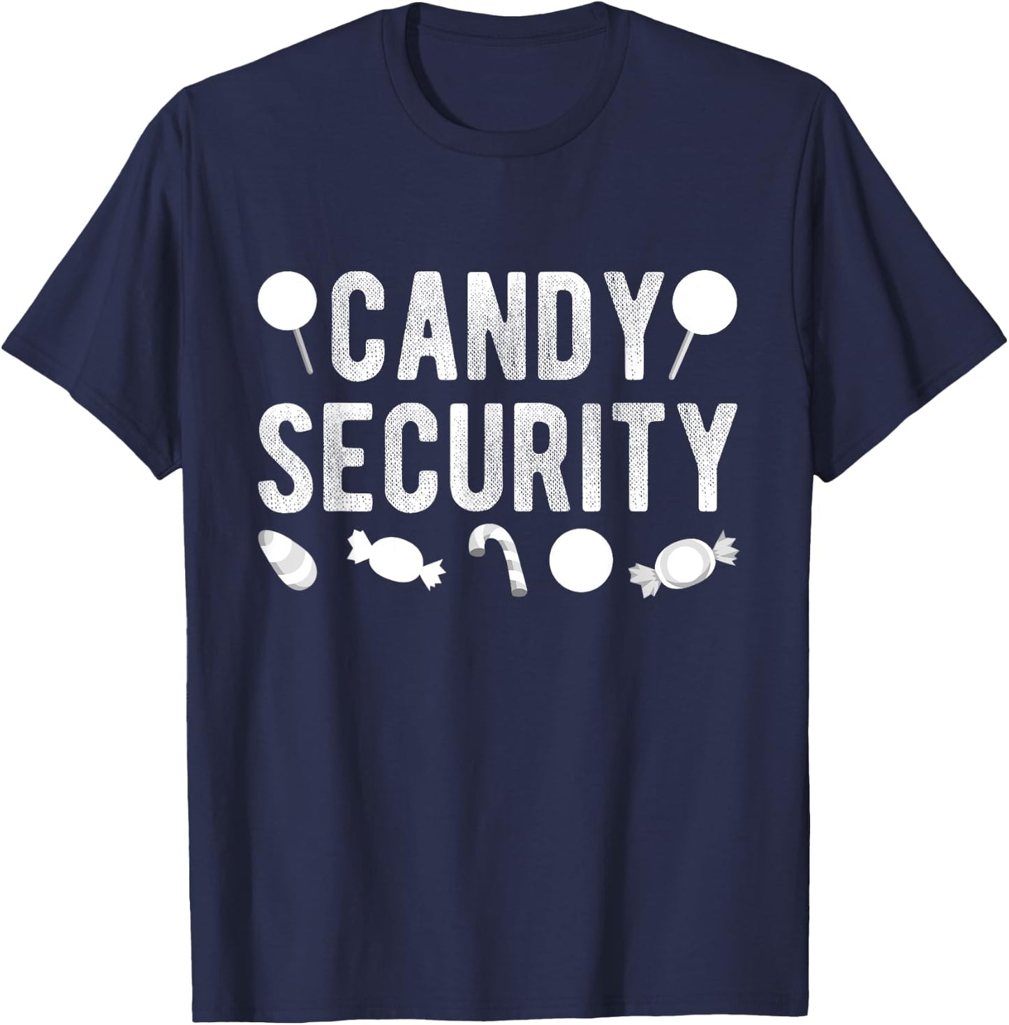 Candy Security Halloween Candy Security T-Shirt - T-Shirt | Navy