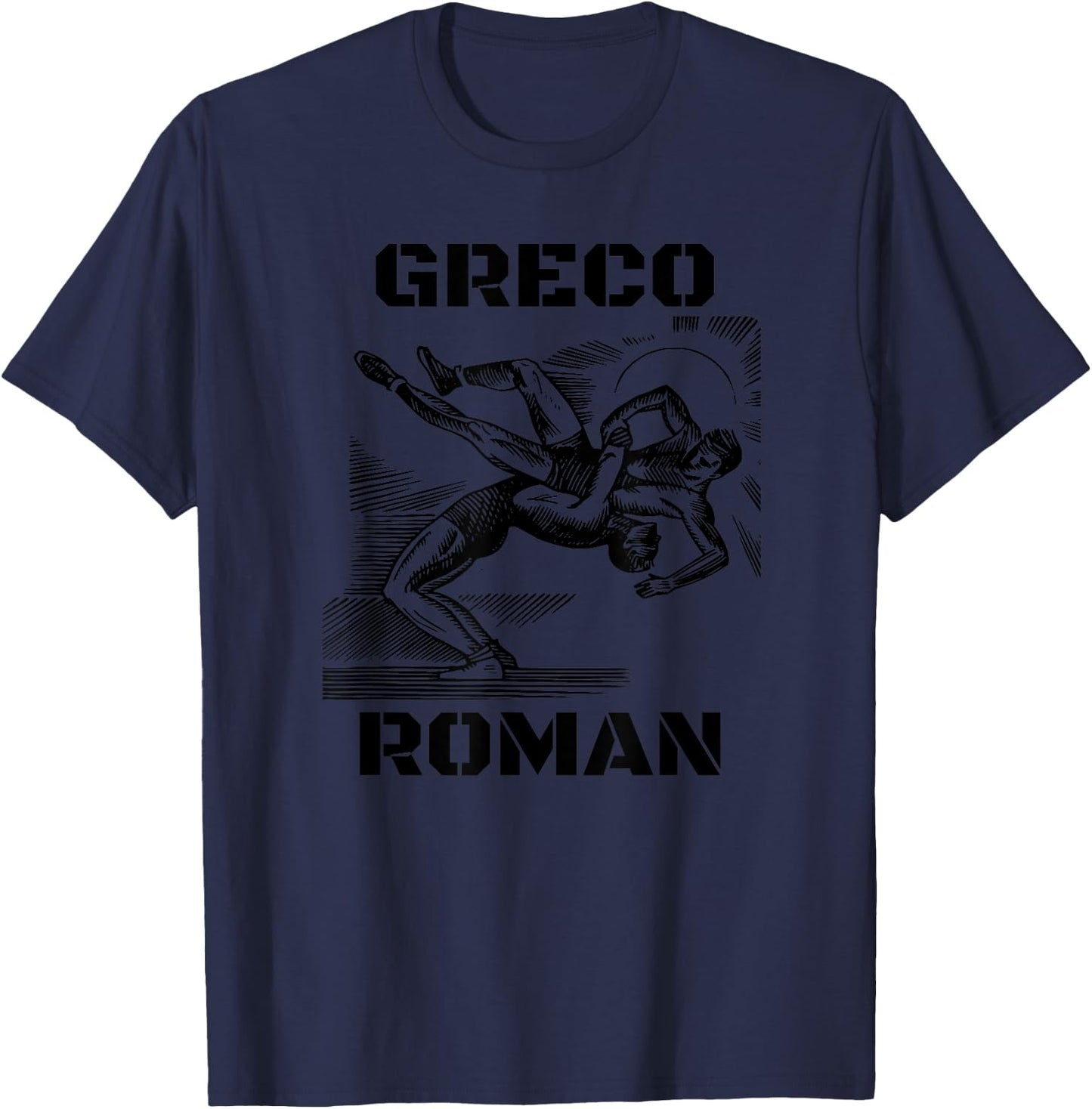 Greco Roman Wrestling T-Shirt - T-Shirt | Navy