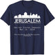 Jerusalem Israel Israeli Embassy, USA United States America T-Shirt - T-Shirt | Navy