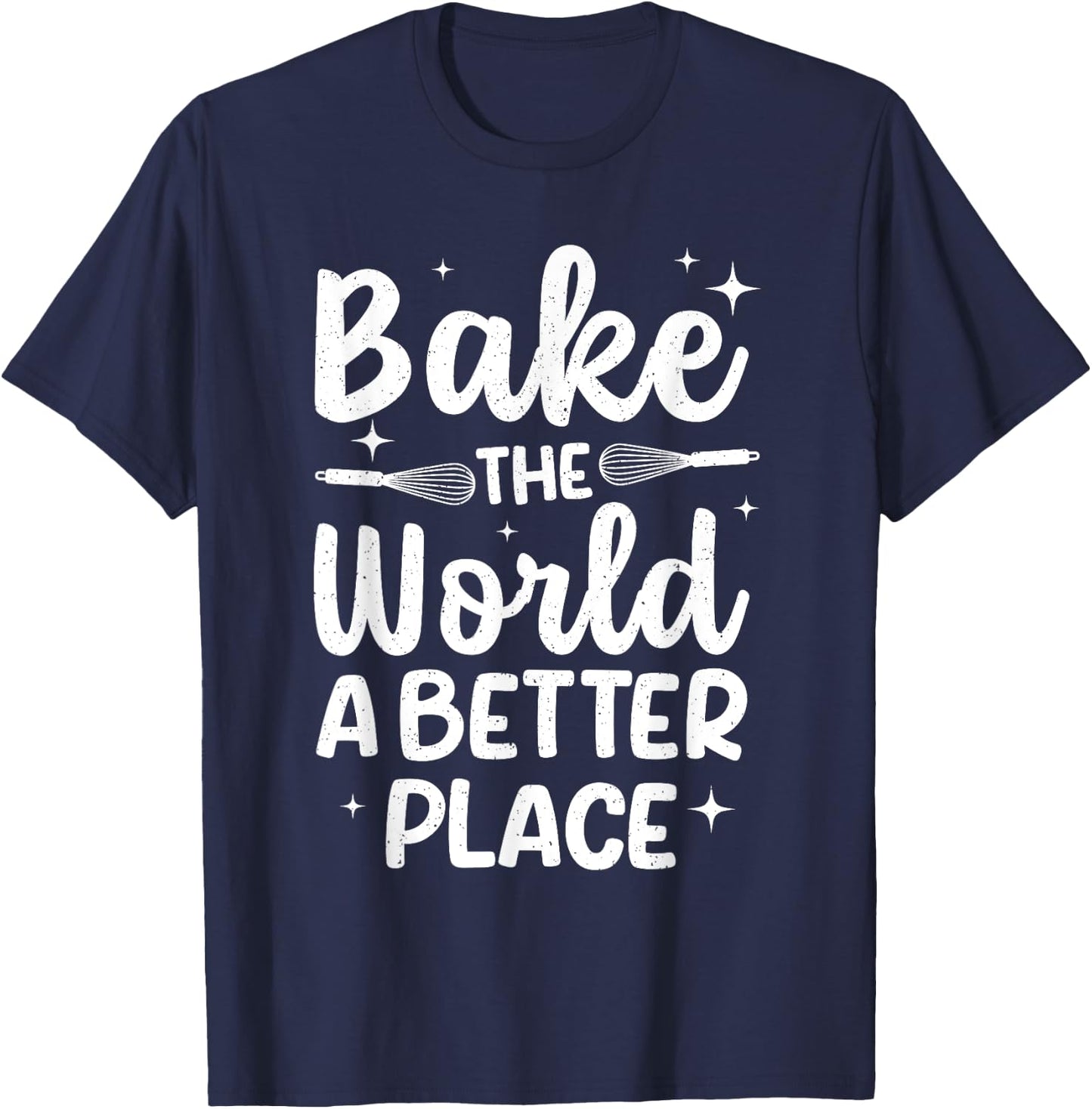 Cool Baking Design Women Cake Baker Dessert Baking T-Shirt - T-Shirt | Navy