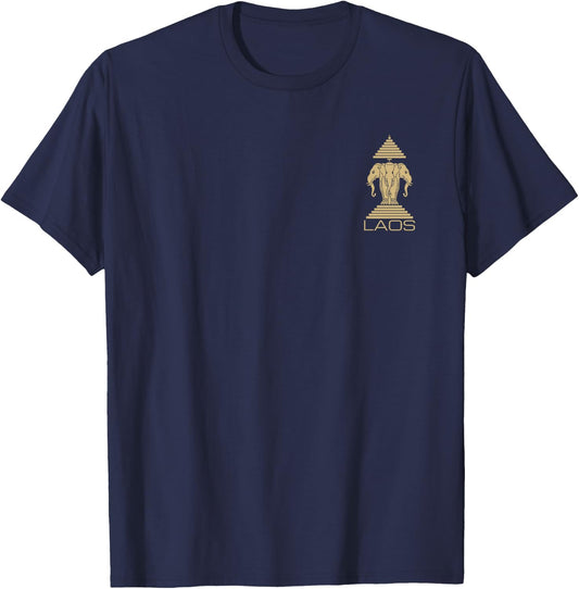 Laos Elephant Symbol Laotian Pride T-Shirt - T-Shirt | Navy