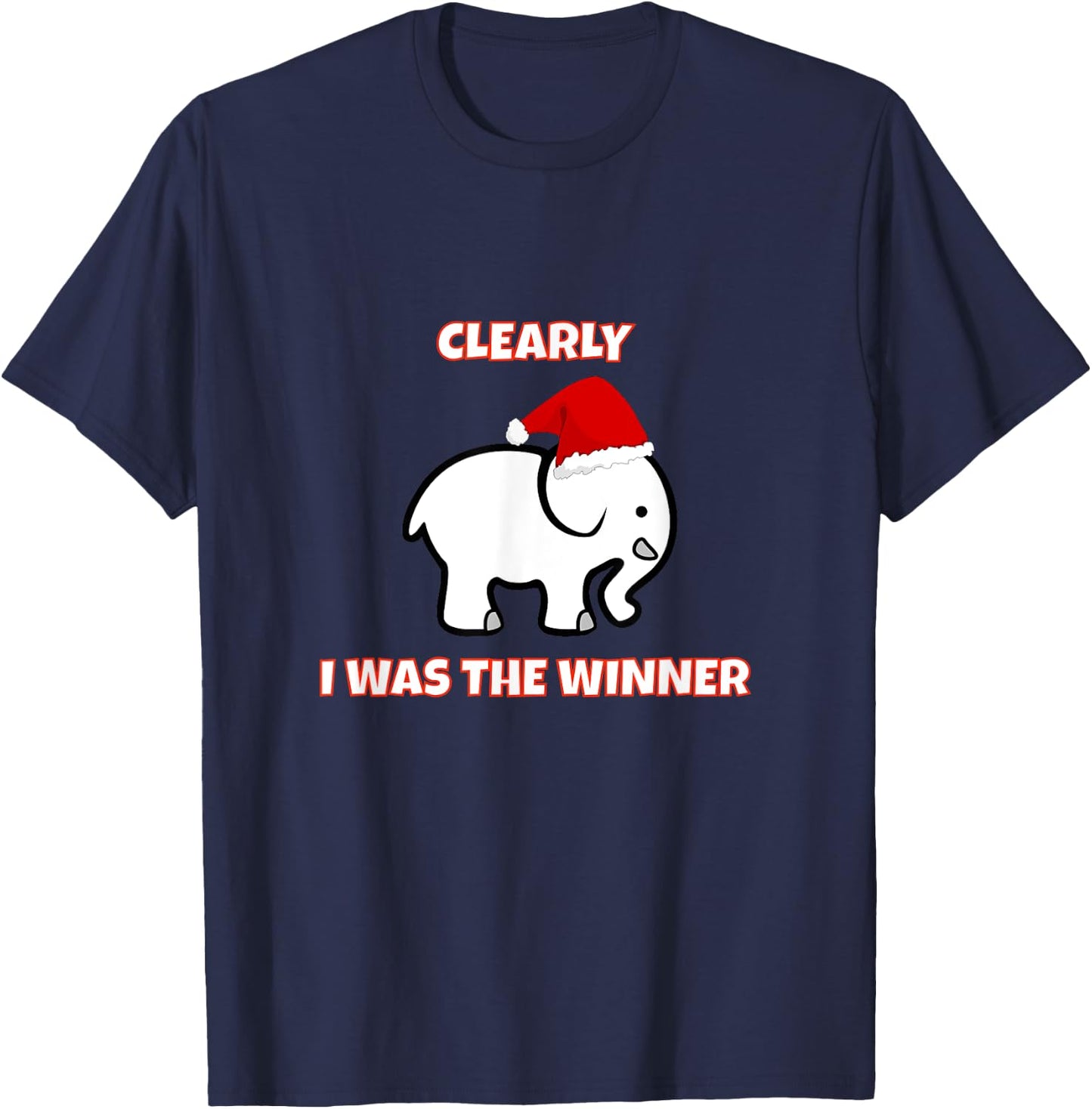 White Elephant Christmas 2017 Gift Exchange Contest T-Shirt - T-Shirt | Navy