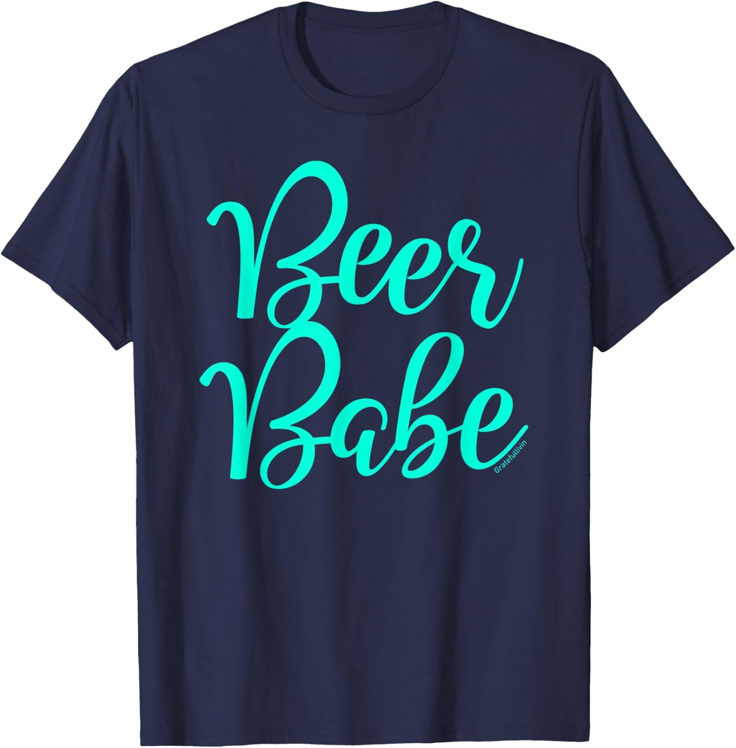 Beer Babe T-Shirt - T-Shirt | Navy