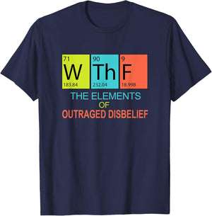 Funny Pro Science Pun Pro Democracy Political Periodic Table T-Shirt - T-Shirt | Navy
