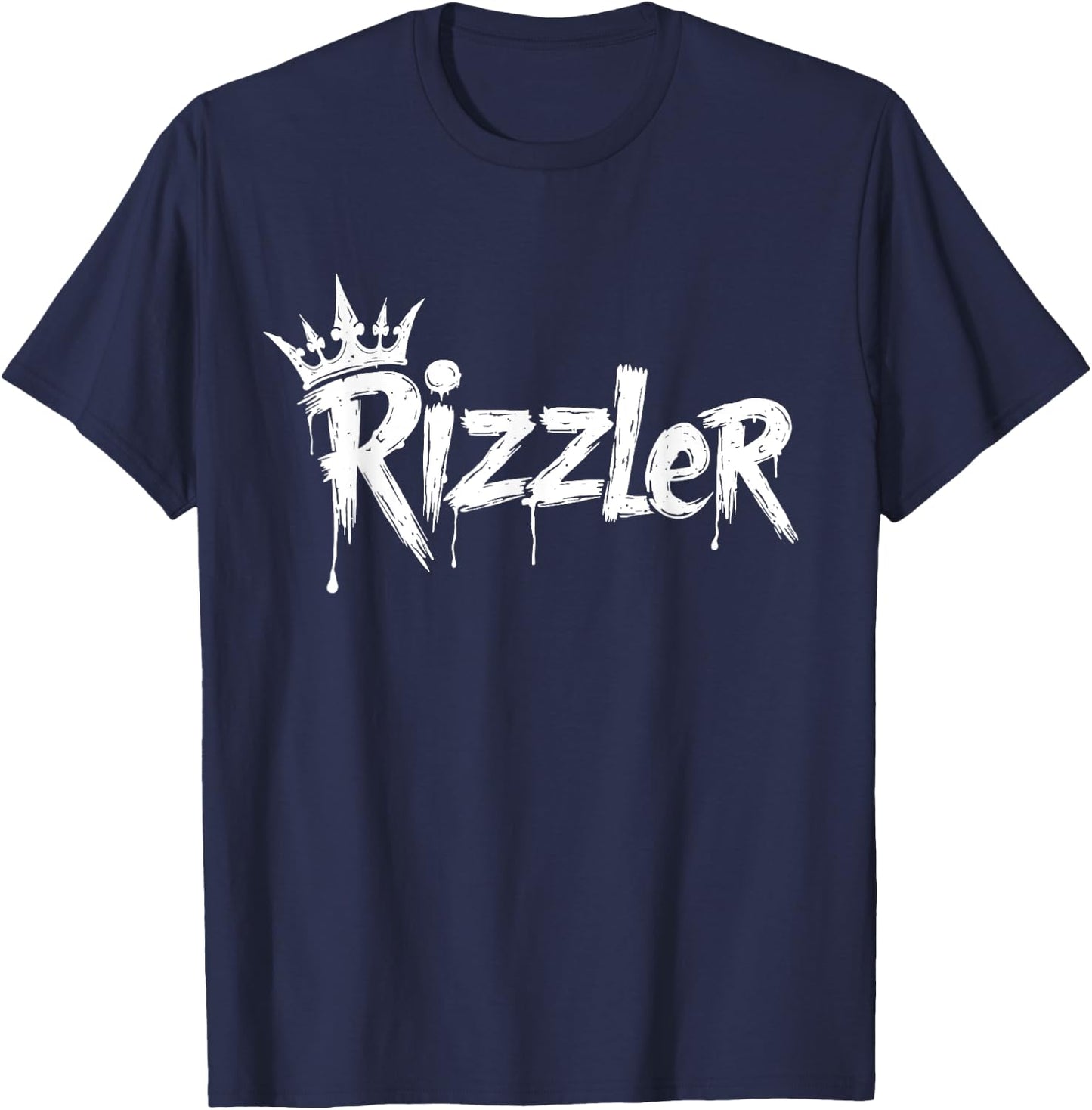 W Rizz Rizzler The Rizz God Funny Meme T-Shirt - T-Shirt | Navy