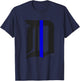 Detroit D Shirt - Thin Blue Line Michigan Police T-Shirt - T-Shirt | Navy
