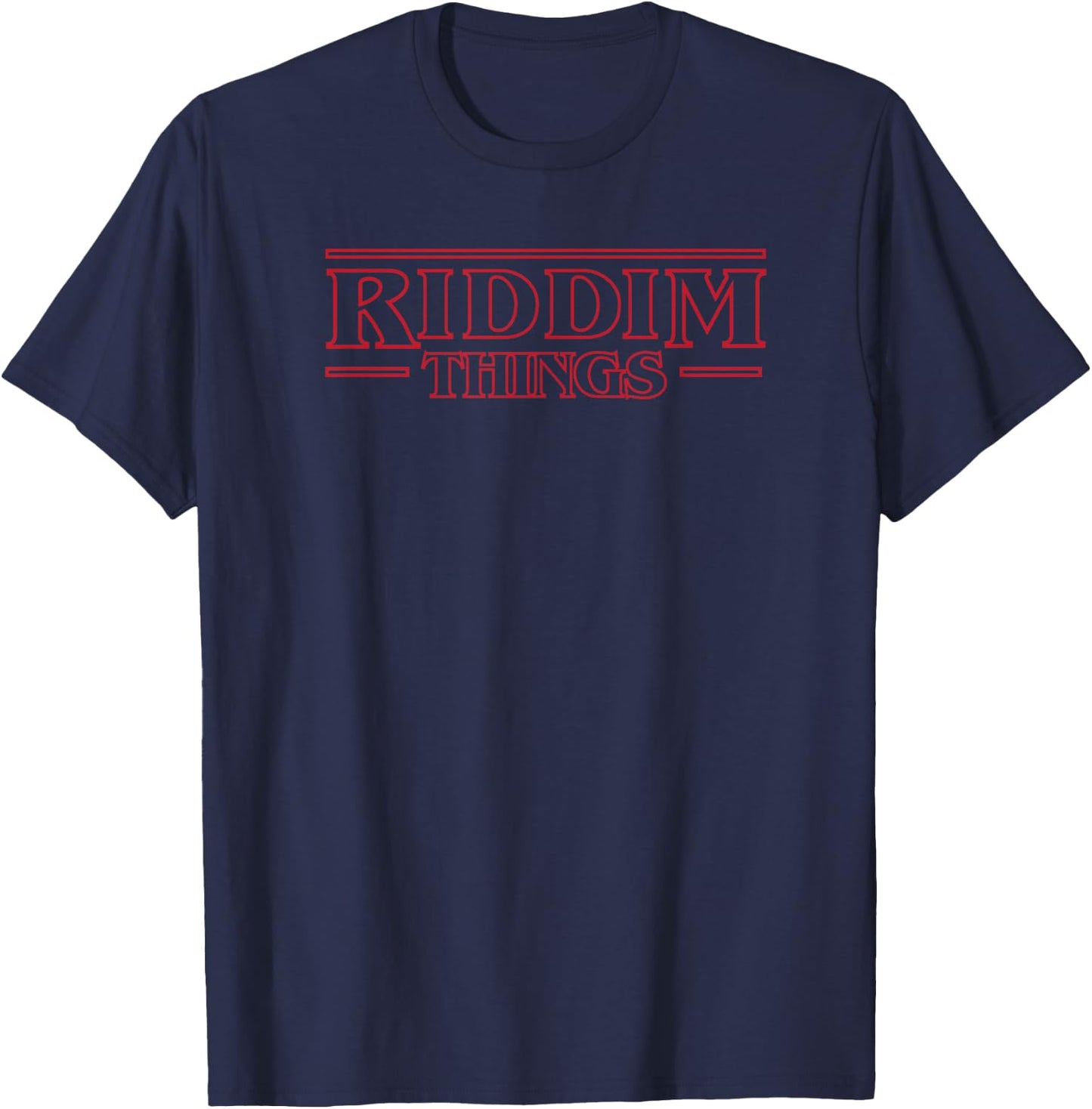 Anti Riddim Riddim Club: Official RIDDIM THINGS T-Shirt - T-Shirt | Navy