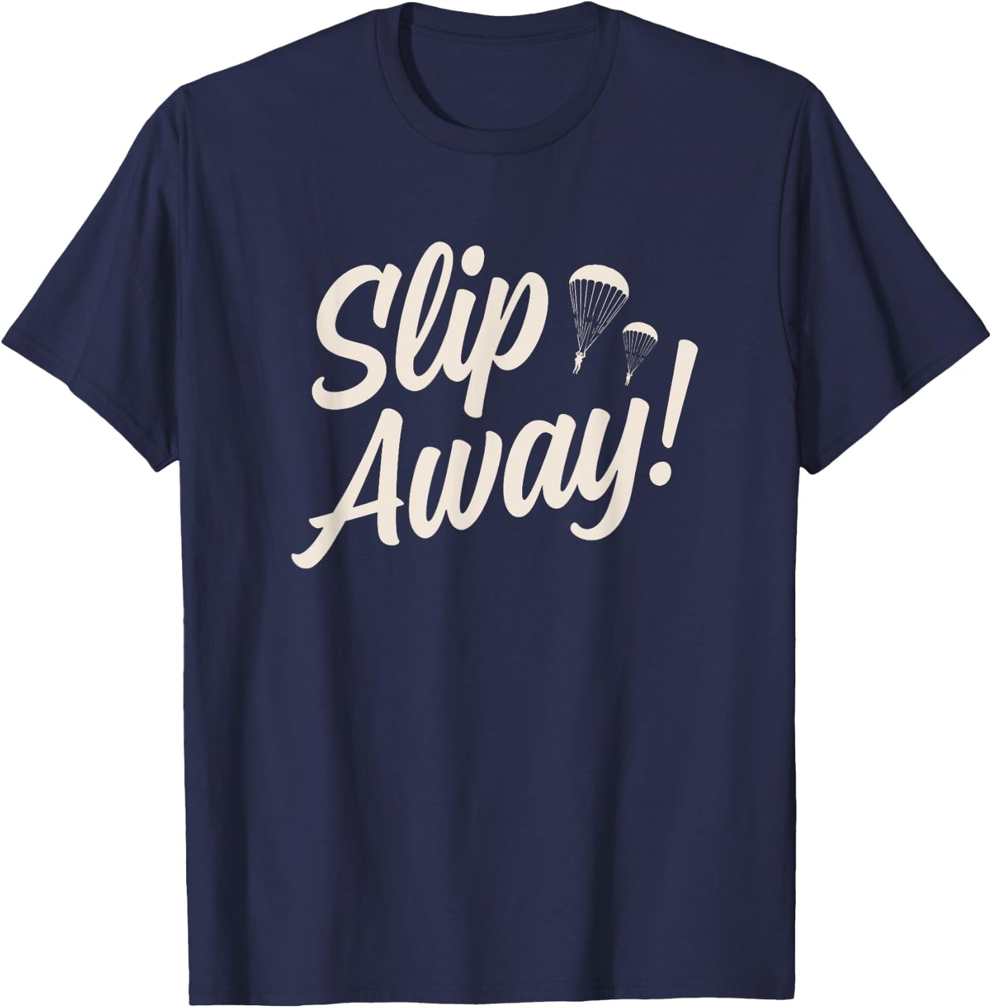 Slip Away! Vintage Paratrooper T-Shirt - T-Shirt | Navy