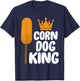 Corndog Costume Corn Dog King Women Kids T-Shirt - T-Shirt | Navy