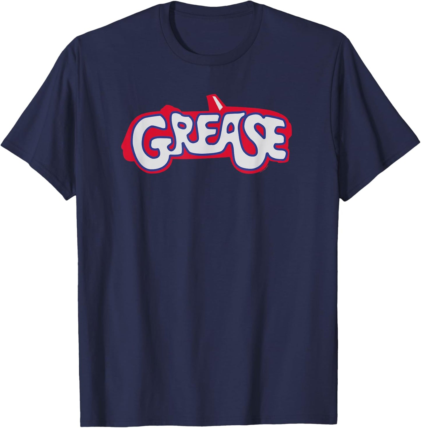 Grease - Movie Logo T-Shirt - T-Shirt | Navy