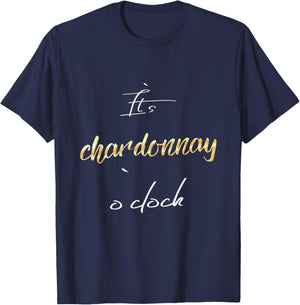 Funny Wine for a Chardonnay Lover T-Shirt - T-Shirt | Navy