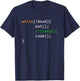 Programmer Eat Sleep Code T-Shirt - T-Shirt | Navy