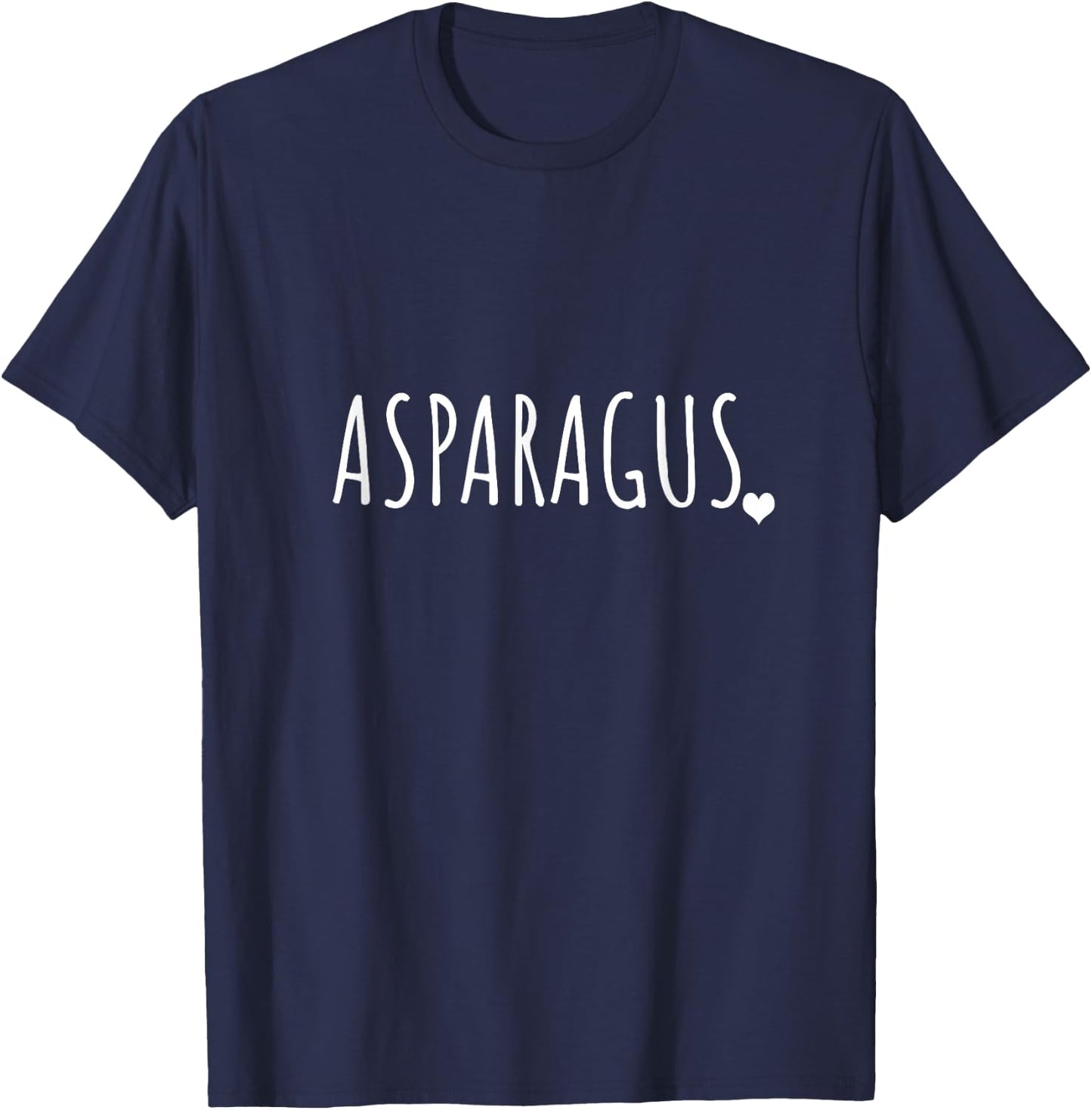 Asparagus - Cute Food Shirt T-Shirt - T-Shirt | Navy