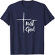 Trust God T Shirt Inspirational Christian T-Shirt - T-Shirt | Navy