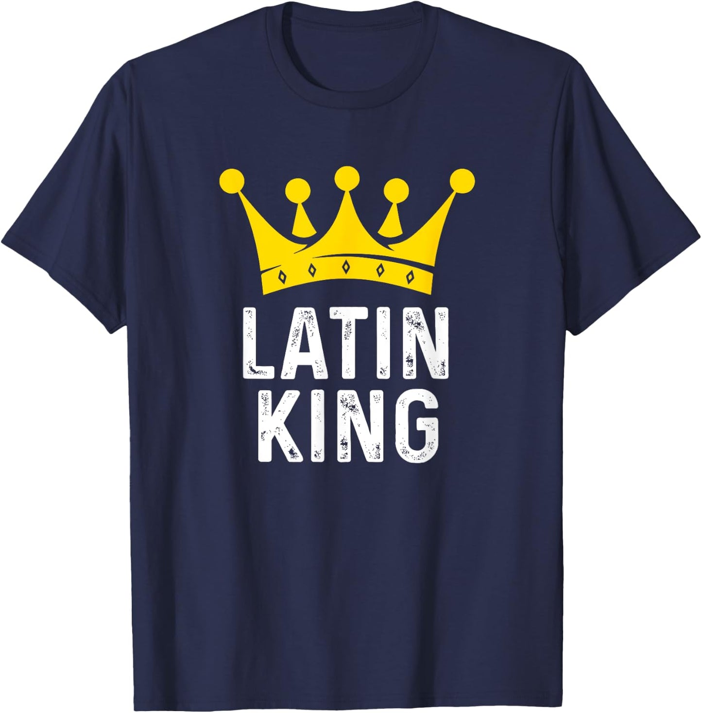 Latin King - Latin Dance Dancing Gift Ballroom Dancer T-Shirt - T-Shirt | Navy