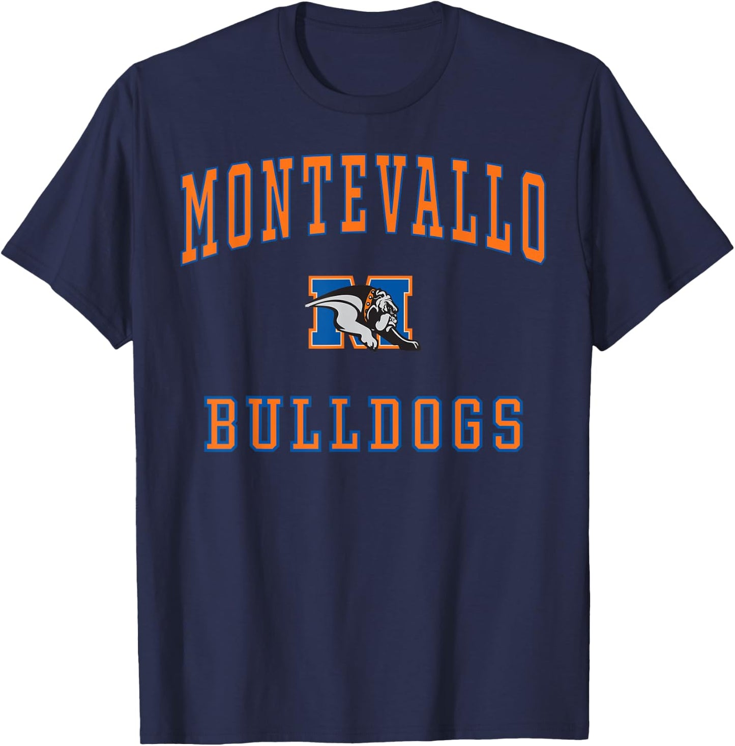 Montevallo High School Bulldogs C1 T-Shirt - T-Shirt | Navy