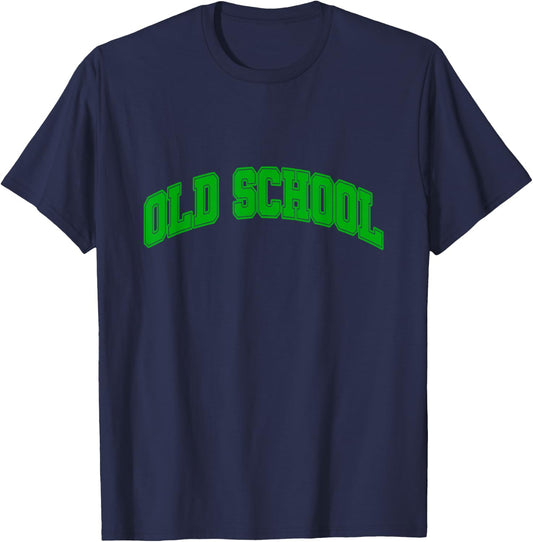 Kelly Green Graphic Old School Kelly Green Graphic T-Shirt - T-Shirt | Navy