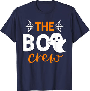 The Boo Crew Shirt Matching Halloween Family Shirts Pajamas T-Shirt - T-Shirt | Navy