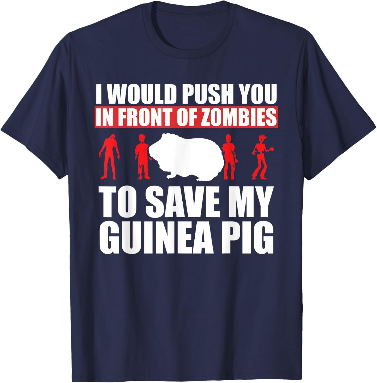 Save My Pet Guinea Pig T-Shirt - T-Shirt | Navy