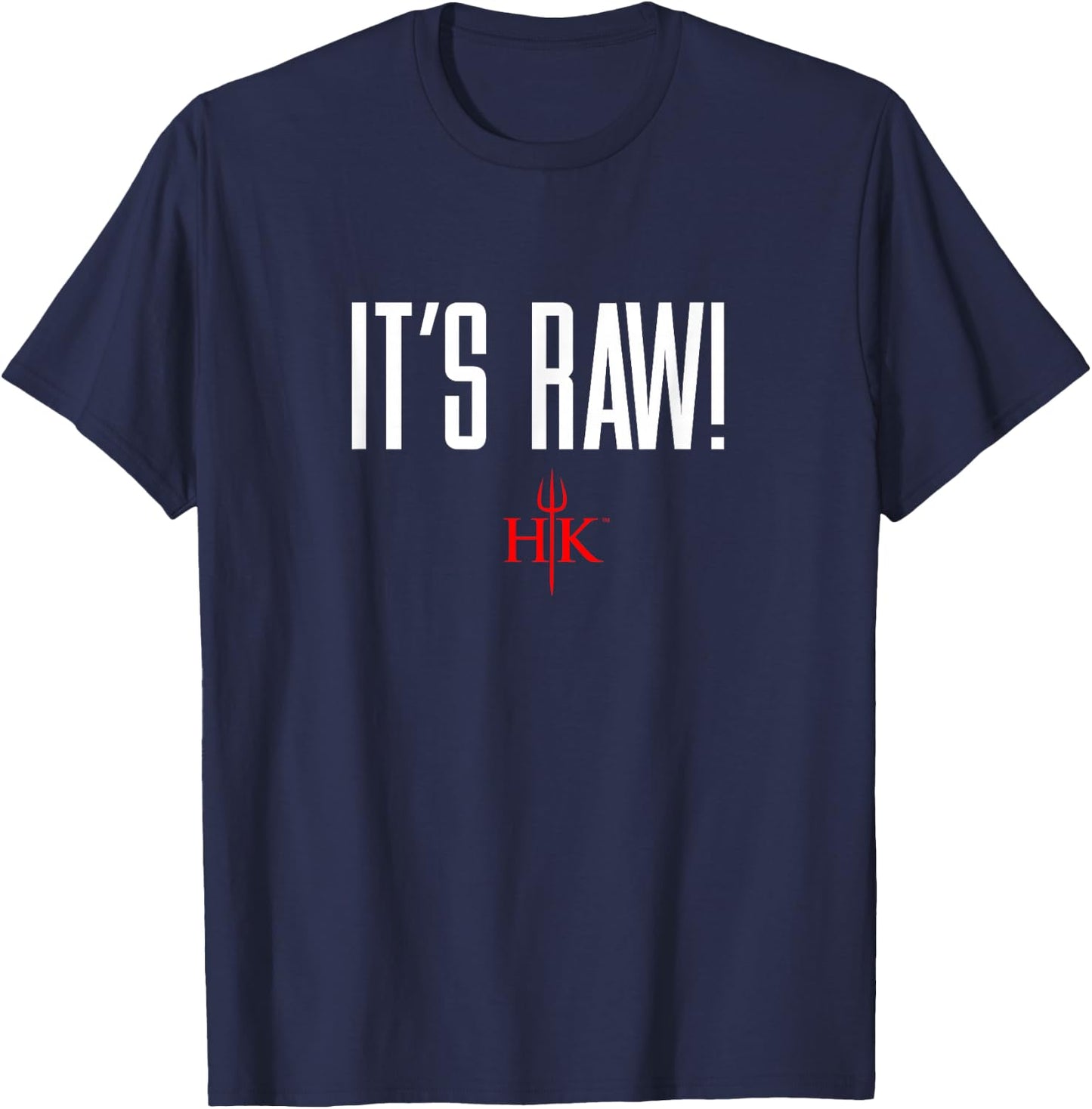 Official Hell's Kitchen It's Raw! T-Shirt - T-Shirt | Navy