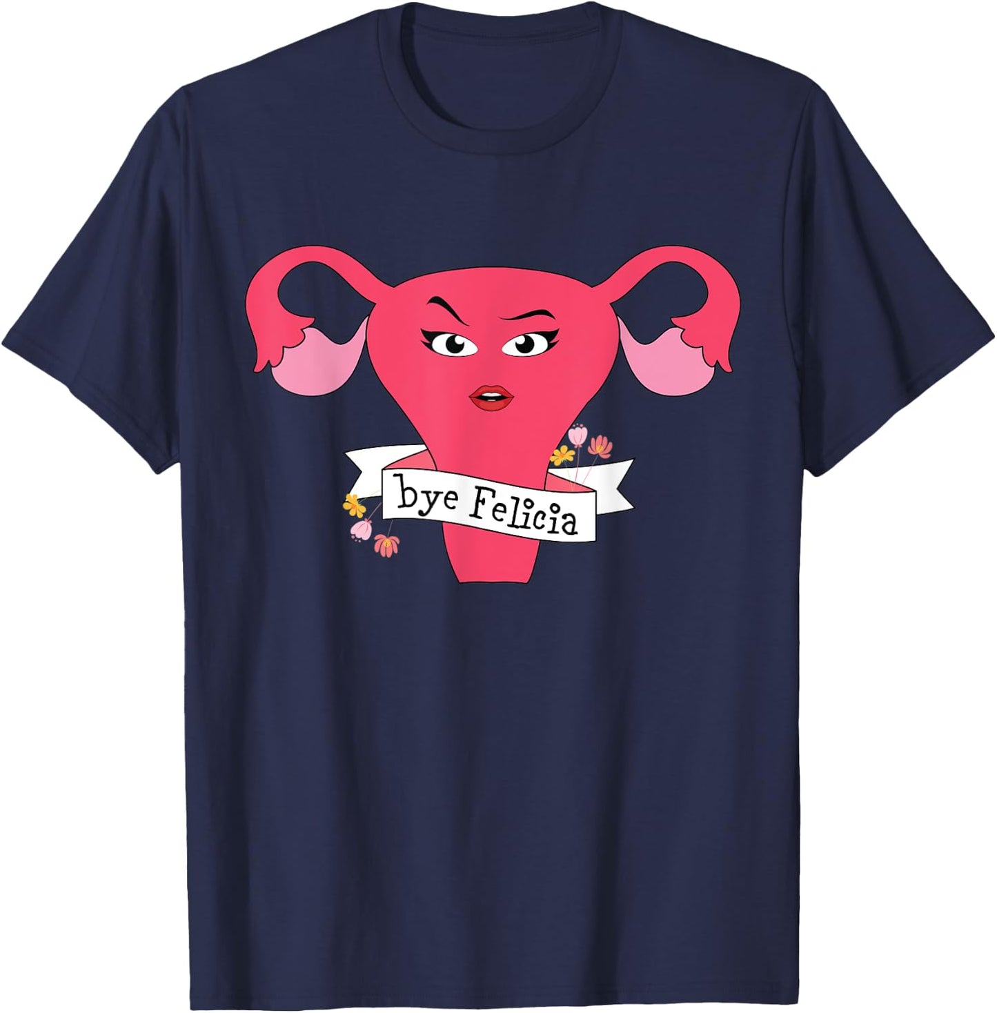 Hysterectomy Support And Uterine Operation Survivor T-Shirt - T-Shirt | Navy