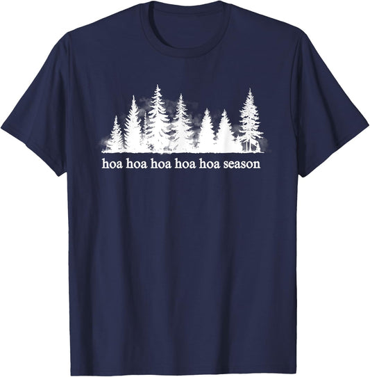 (toi mau) hoa hoa hoa hoa hoa Season Christmas T-Shirt - T-Shirt | Navy