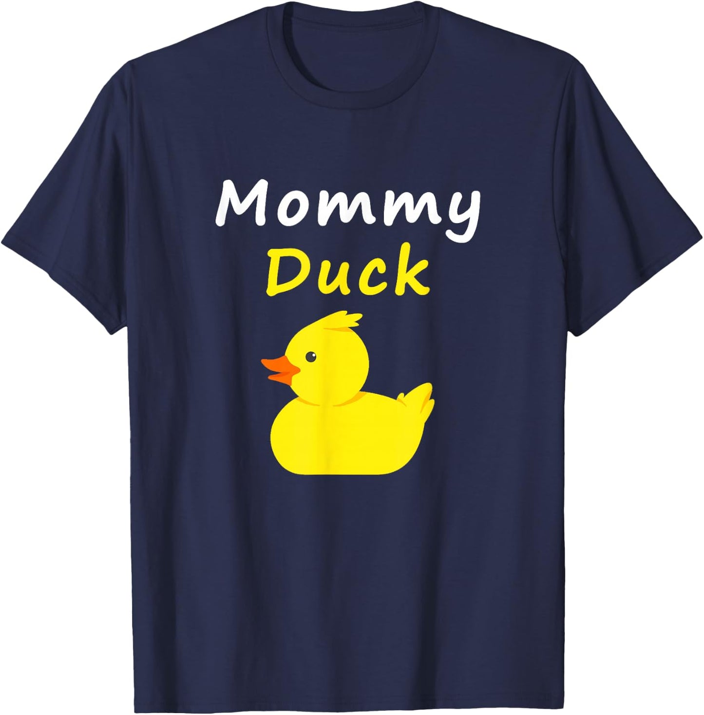 Mommy Duck Rubber Duck T-Shirt - T-Shirt | Navy