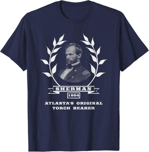 General Sherman - Atlanta's Original Torch Bearer T-Shirt - T-Shirt | Navy