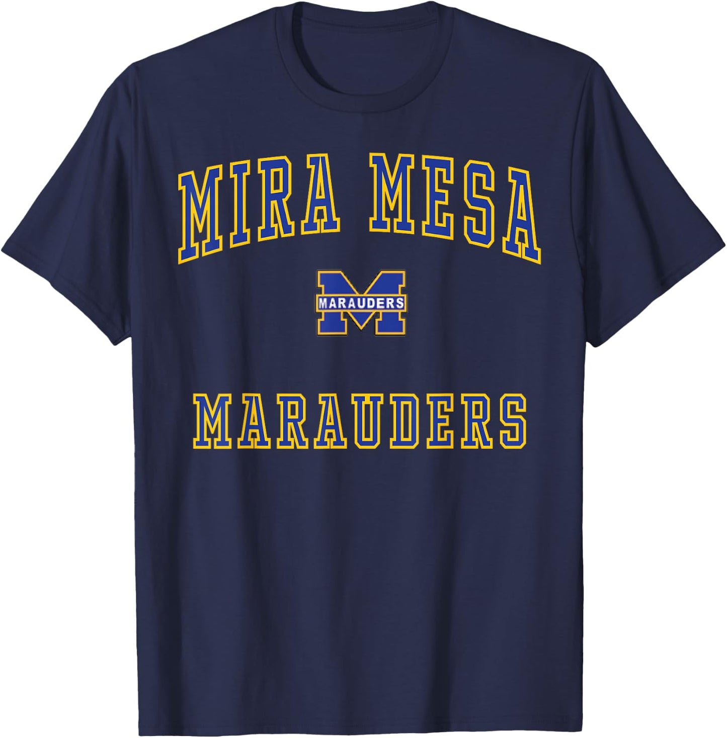 Mira Mesa High School Marauders C1 T-Shirt - T-Shirt | Navy