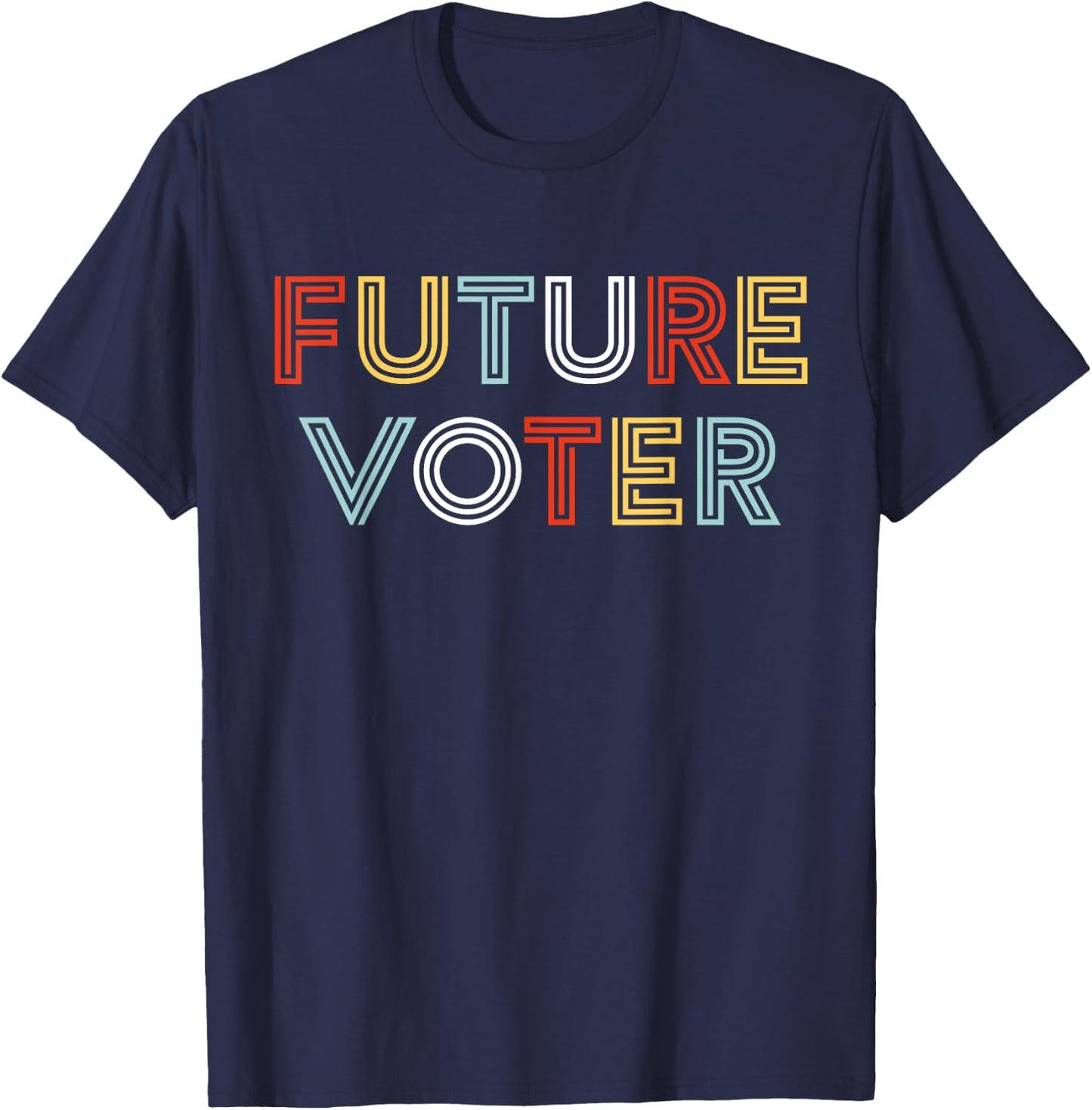 Future Voter Elections Political Voting T-Shirt - T-Shirt | Navy