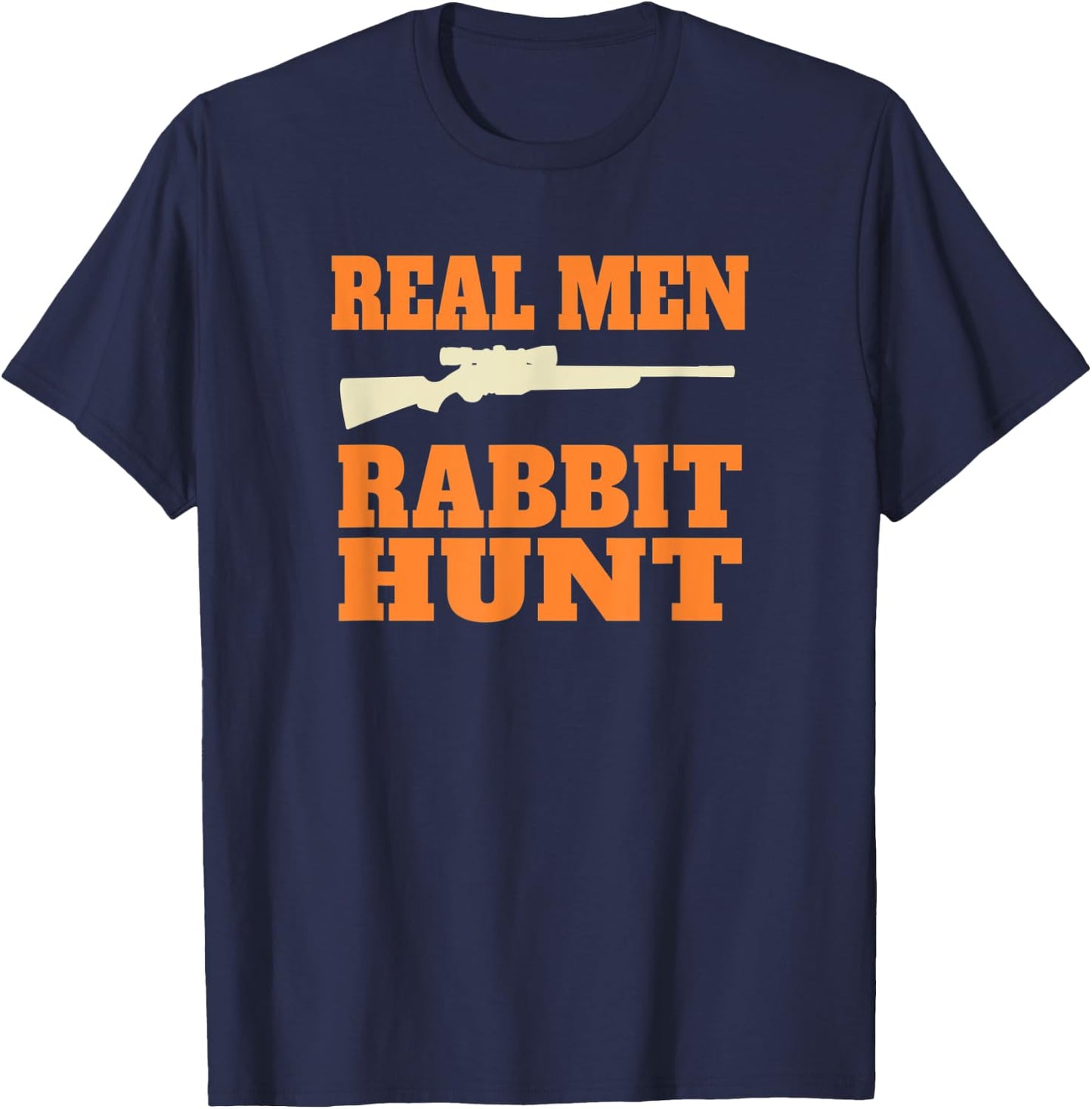 Funny Rabbit Hunting T-Shirt - T-Shirt | Navy