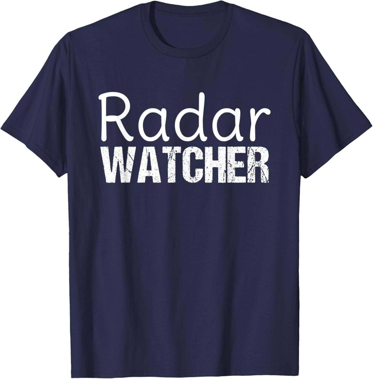 Weather Report Shirt | Radar Watcher T-Shirt - T-Shirt | Navy