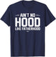 Aint No Hood Like Fatherhood Shirt New Dad Gift Fathers Day T-Shirt - T-Shirt | Navy